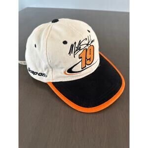 Vintage Mike Skinner #19 Snap-On Strapback Adjustable Hat Cap NASCAR One Size